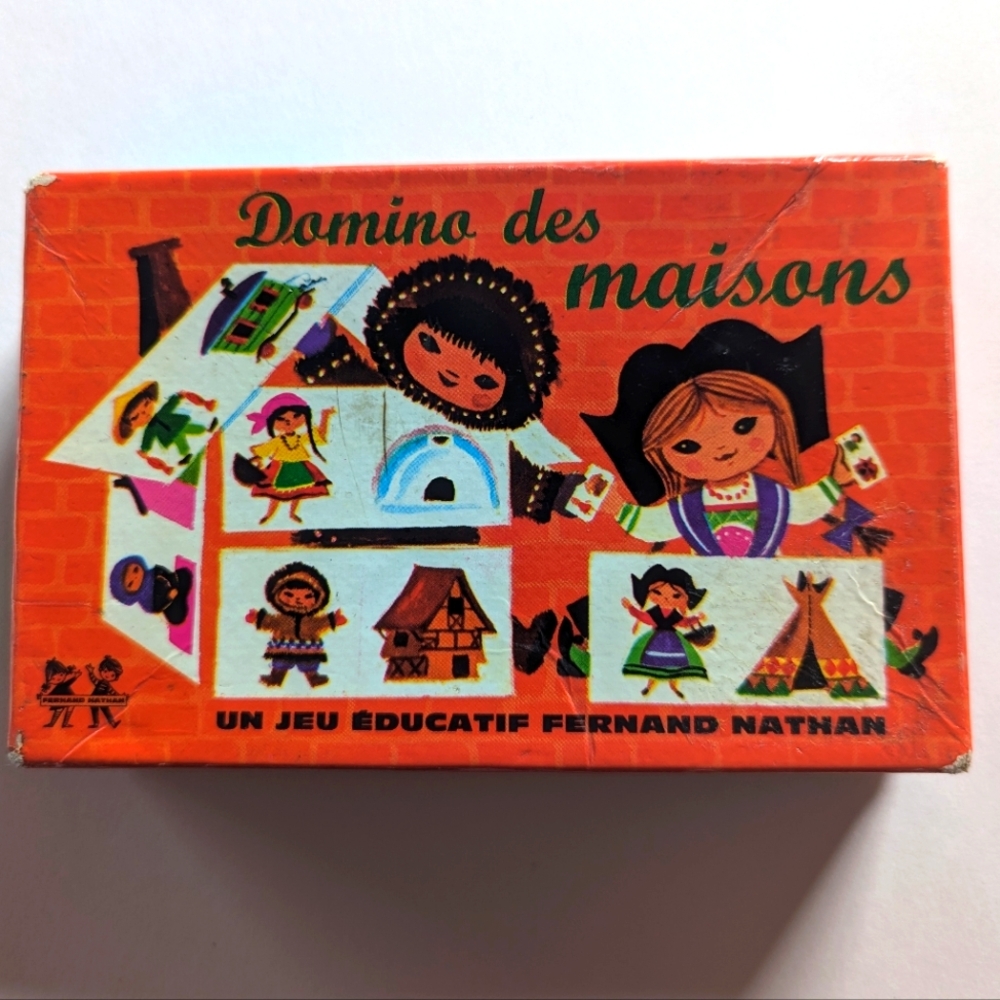 Vintage Game - Dominos des maisons by Fernand Nathan